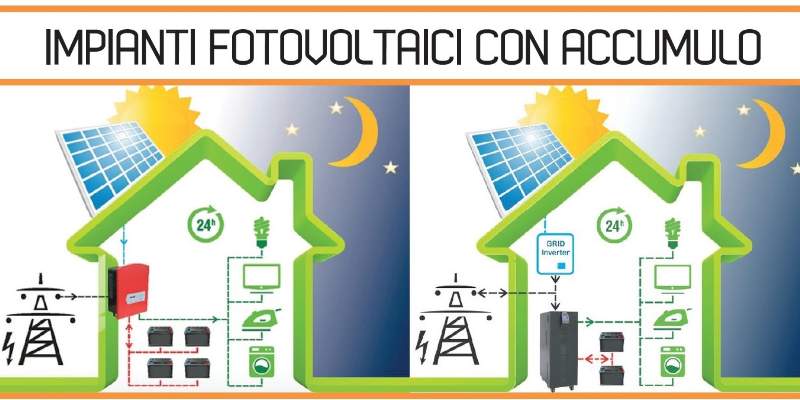 impianti fotovoltaici con accumulo